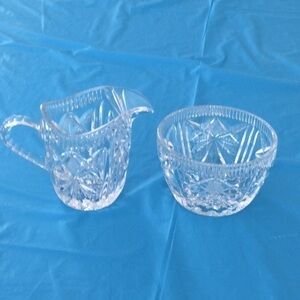 Vintage Sugar & Creamer enhance your dining experience with a touch of elegance